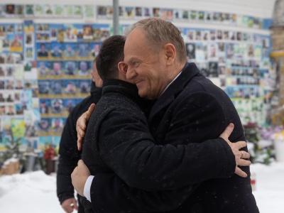 Kijów. Wołodymyr Zełenski spotkał się z Donaldem Tuskiem. „Dziękuję Polsce za wsparcie dla Ukrainy”