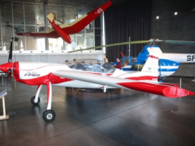 Jedyny egzemplarz Acro Vipera na wystawie w krakowskim Muzeum Lotnictwa Polskiego (wideo)