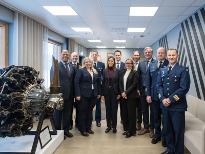 Otwarcie zakładu silników F135 w Finlandii