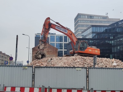 Z kamienicy został już tylko gruz. Tutaj wybudują 10-piętrowy blok