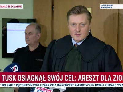 Mec. Lewandowski: W przypadku zatrzymania, Zbigniew Ziobro ma trafić do zakładu leczniczego