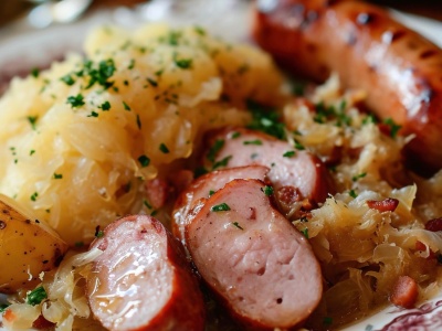 Wykwintny francuski bigos z długo peklowanym mięsem, czyli choucroute z przepisu Mateusza Gesslera