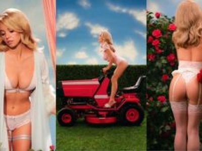 Sydney Sweeney w seksownej bieliźnie jedzie na kosiarce. Figura jak marzenie? (ZDJĘCIA)