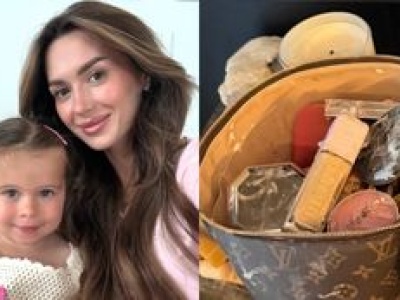 6-letnia córka Wersow bawi się luksusowymi kosmetykami, które trzyma w saszetce za 5 TYS. ZŁ. Fajnie ma?