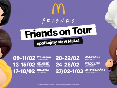 Kultowi Przyjaciele ruszają w Polskę. Będą też w jeleniogórskim McDonalds