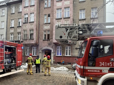 Tragedia w centrum Słupska. W pożarze mieszkania zginął mężczyzna