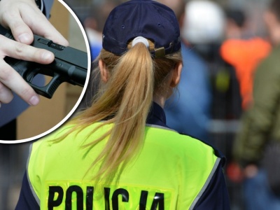 Pas z bronią i kajdanki porzucone na stacji. Są konsekwencje