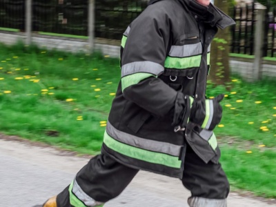 Pożar butli gazowej. 15 osób ewakuowanych, są poszkodowani