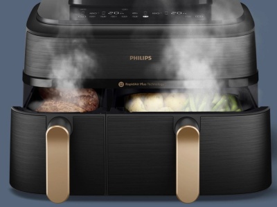Air fryer i parowar w jednym. 350 zł tańszy sprzęt Philipsa w RTV Euro AGD