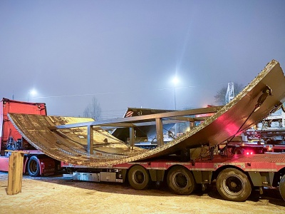 Dotarły części tarczy TBM, która będzie drążyć tunel KDP pod Łodzią