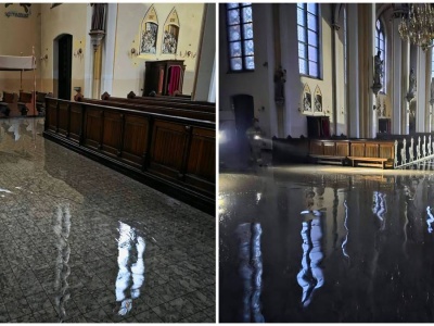 Dramatyczny poranek w Mysłowicach. Kościół został zalany