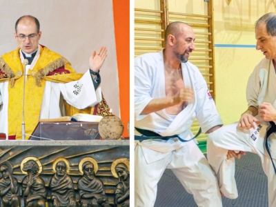 Czarny pas pod sutanną. Historia księdza, który nigdy nie przestał walczyć