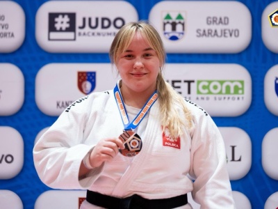 Ola Kocięba na podium w Sarajewie