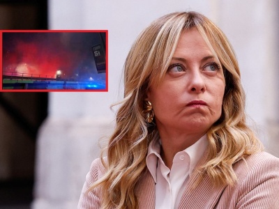 Sceny podczas igrzysk olimpijskich. Policja użyła gazu