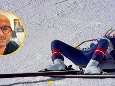 Lindsey Vonn po upadku krzyczała z bólu. Lekarz skomentował