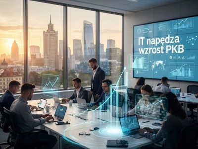 Technologia napędza polski wzrost. IT coraz ważniejsze dla polskiego PKB