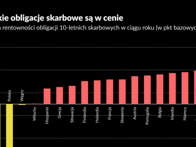 Polskie obligacje świetnie idą na rynkach. Rosnący dług publiczny nie przeszkadza