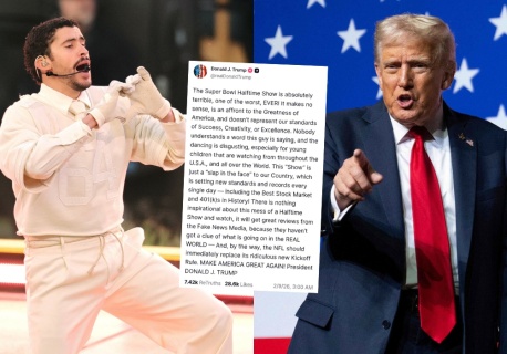 Trump oburzony występem Bad Bunny'ego na Super Bowl: 