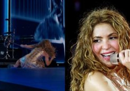 Shakira miała wypadek na koncercie. 