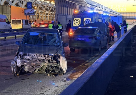 Zderzenie na trasie S8. Ponad dwie godziny utrudnień. Zablokowana nitka lokalna