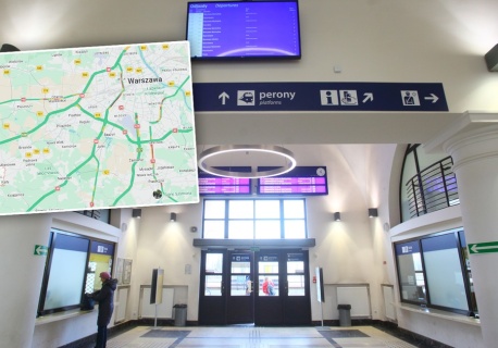 Makabryczne odkrycie w toalecie na dworcu w Grodzisku Mazowieckim. 