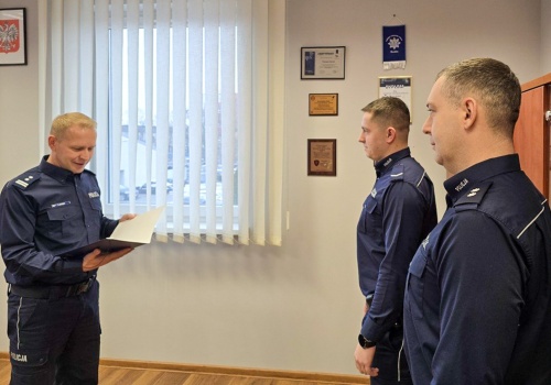 Kolejny krok w służbie. Mianowanie na wyższy stopień w raciborskiej komendzie