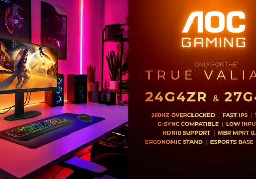 260 Hz za 550 złotych? AOC atakuje budżetowy segment monitorami G4ZR z Fast IPS