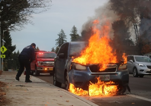 Mniej pożarów niż się wydaje. Dane PSP i PSNM studzą emocje wokół aut elektrycznych