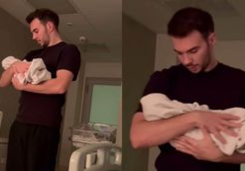 Ledwo doczekał się syna i już urządził mu 