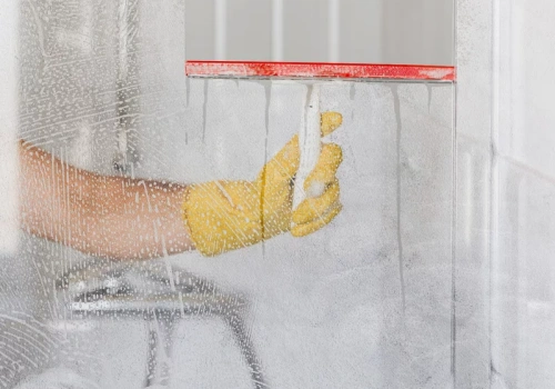 Weź to z kuchni i przetrzyj kabinę. Kamień przestaje wracać