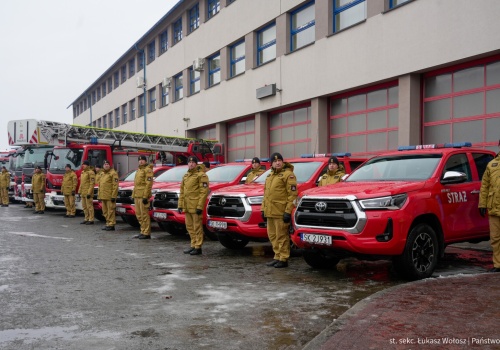 Nowe wozy dla strażaków z Cieszyna i Bielska-Białej