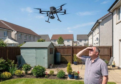 Satelita i dron nad… Twoim ogrodem. Kara może spotkać każdego