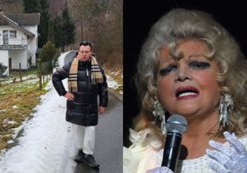 Michał Witkowski odwiedził dom Violetty Villas. 