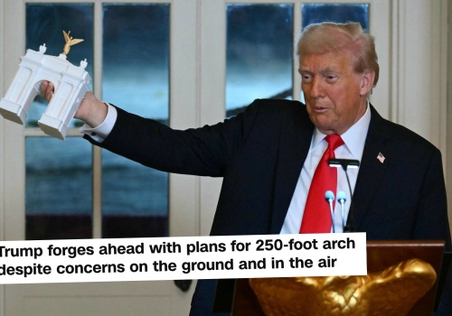 Trump dalej forsuje plan budowy Łuku Triumfalnego w Waszyngtonie, ma być 