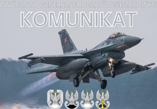 Dowództwo Generalne wydało komunikat. Możemy usłyszeć “gromy dźwiękowe”
