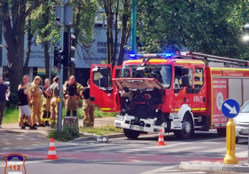 Ponad 40 zdarzeń z udziałem samochodów straży pożarnej na Śląsku