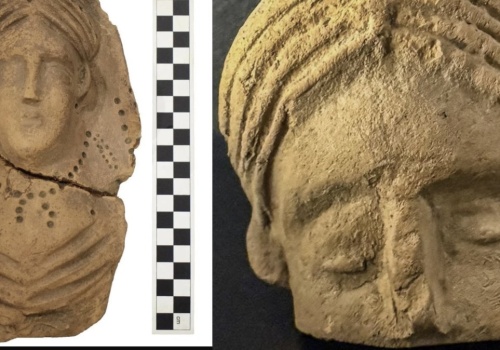 Rzadka terakotowa rzeźba z III wieku odkryta w pobliżu Muru Hadriana