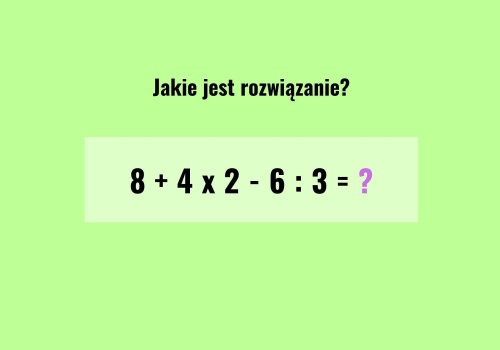 Ta matematyczna łamigłówka dzieli ludzi. Wszystko przez jedną zasadę