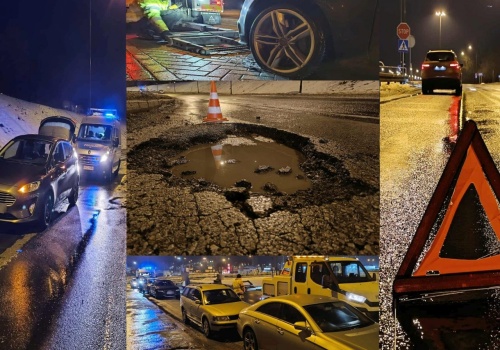 Jedna dziura w jezdni i kilkanaście uszkodzonych aut. Wszystko na al. Witosa w Lublinie