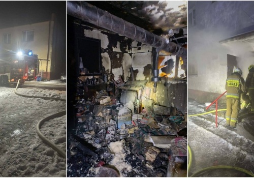 Pożar mieszkania w gminie Stara Kiszewa. Śmierć poniosła jedna osoba