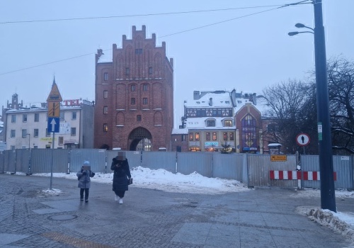 Wysoka Brama za brzydkim metalowym płotem. 11 miesięcy z takim widokiem