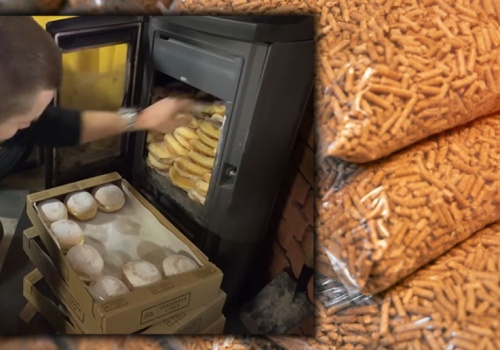 Zamiast pelletu użył 133 pączki z Lidla do ogrzania pokoju. Nietypowy eksperyment