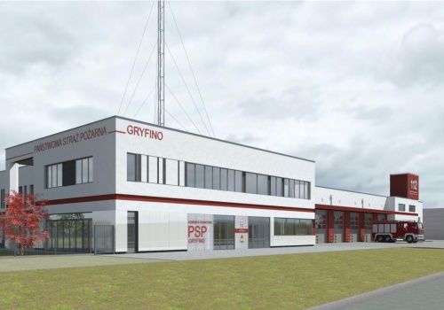 Nowa strażnica PSP w Gryfinie. Tak będzie wyglądała
