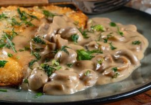 Dodaję łyżeczkę do pieczarek. Smakują jak leśne grzyby, a sos wychodzi obłędny