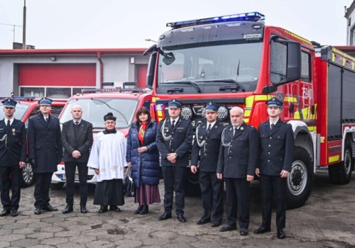 OSP Błeszno z nowym wozem. Nowoczesny MAN wzmocni bezpieczeństwo mieszkańców