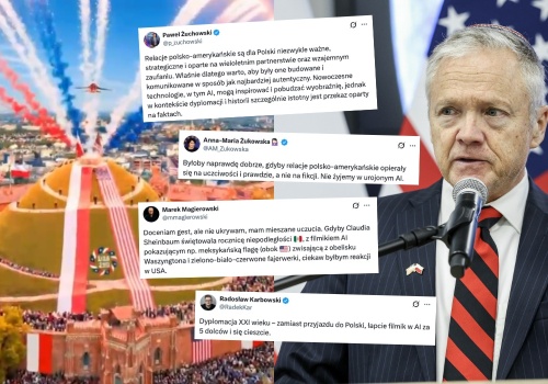 Ambasador USA krytykowany za użycie fejkowego filmu zrobionego w AI ilustrującego przyjaźń z Polską