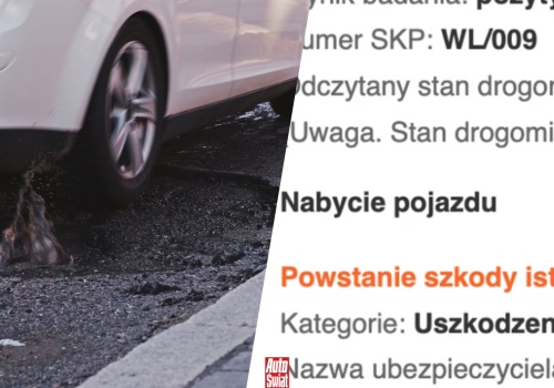 Zgłosił pogiętą felgę, nie może sprzedać auta, bo w historii pojazdu świeci na czerwono 
