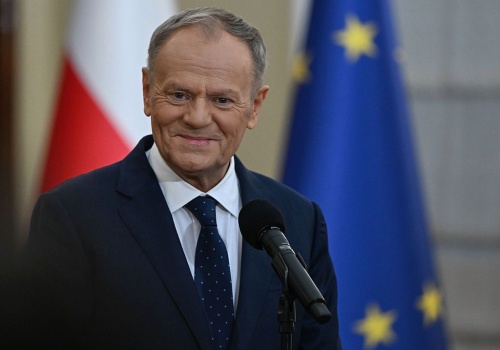 Dwa zdania. Donald Tusk nie czekał długo po sukcesie Tomasiaka