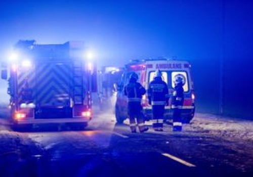 Poważny wypadek autokaru na A4. Wypadł z drogi