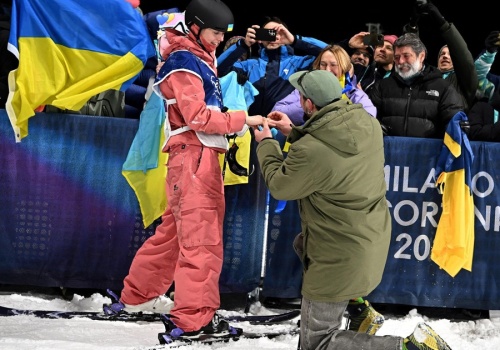 Walentynki jak z bajki. Narciarka przyjęła oświadczyny na oczach kibiców